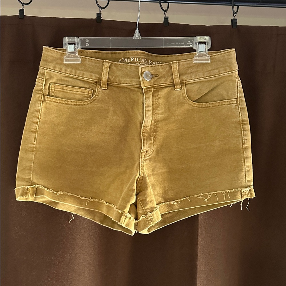 American Eagle Outfitters Tan Jean Shorts